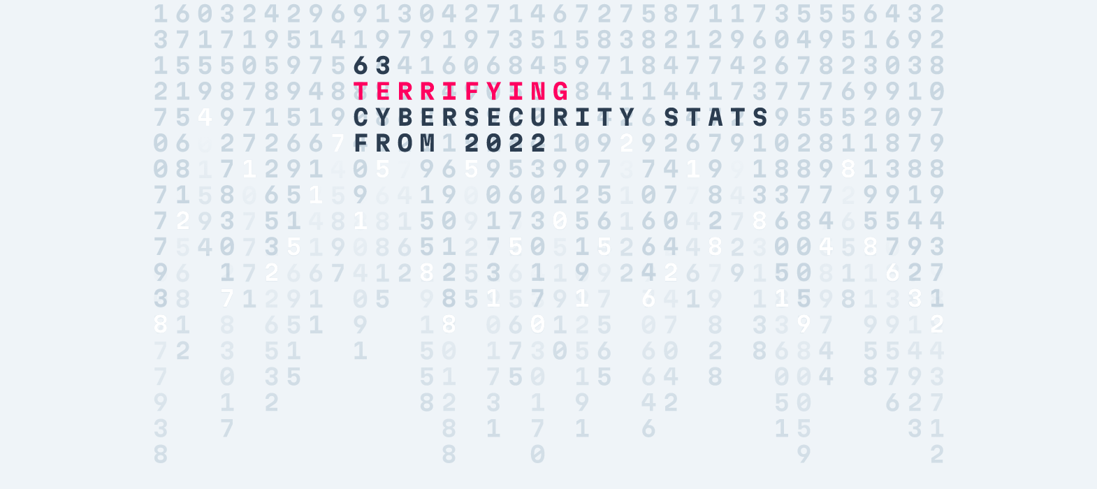 63 Terrifying Cyber Security Stats